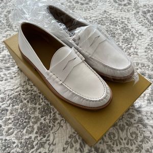 Mens Rhude White Loafers